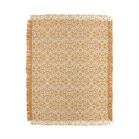 Wagner Campelo BOHO VOLUTES PUTTY Throw Blanket