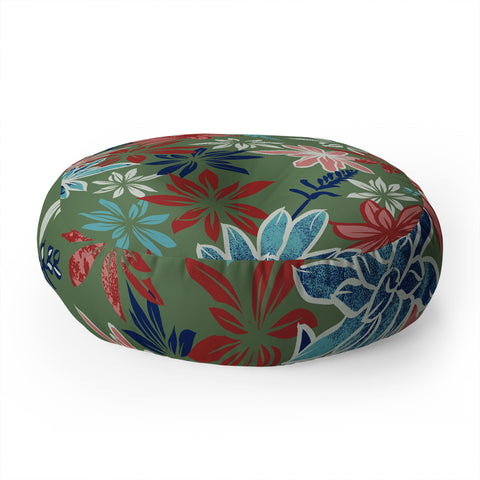 Wagner Campelo Bromelias 2 Floor Pillow Round