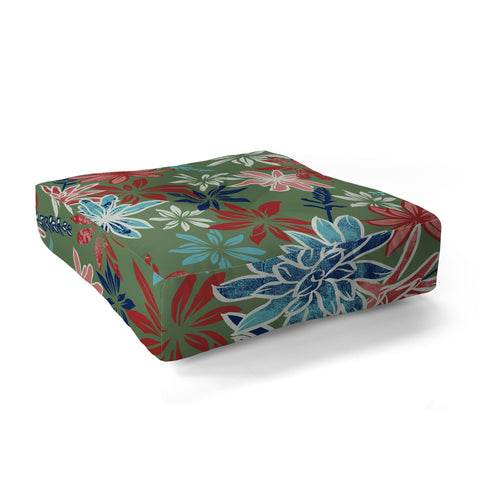 Wagner Campelo Bromelias 2 Floor Pillow Square