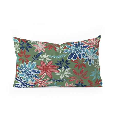 Wagner Campelo Bromelias 2 Oblong Throw Pillow