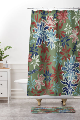 Wagner Campelo Bromelias 2 Shower Curtain And Mat