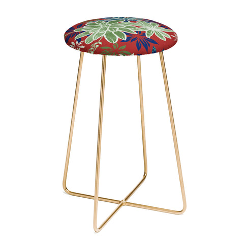 Wagner Campelo Bromelias 3 Counter Stool