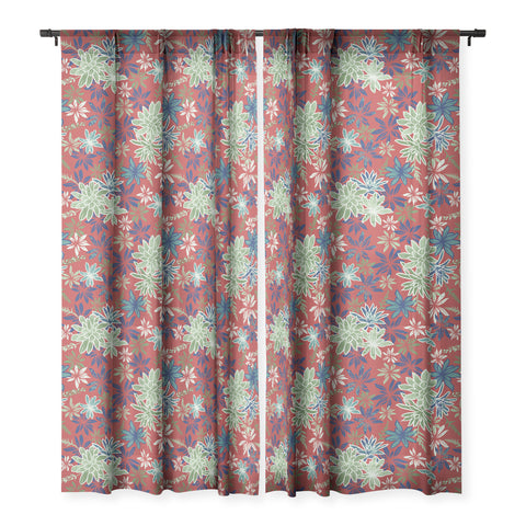 Wagner Campelo Bromelias 3 Sheer Window Curtain