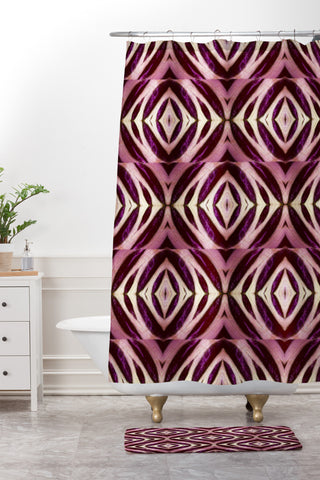 Wagner Campelo Calathea Shower Curtain And Mat
