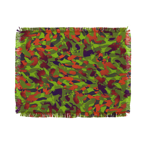 Wagner Campelo Camo 2 Throw Blanket