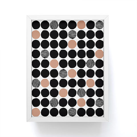 Wagner Campelo Cheeky Dots 1 Framed Mini Art Print