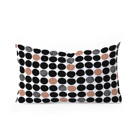 Wagner Campelo Cheeky Dots 1 Oblong Throw Pillow
