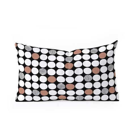 Wagner Campelo Cheeky Dots 2 Oblong Throw Pillow