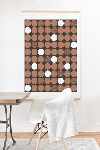 Wagner Campelo Cheeky Dots 4 Art Print And Hanger