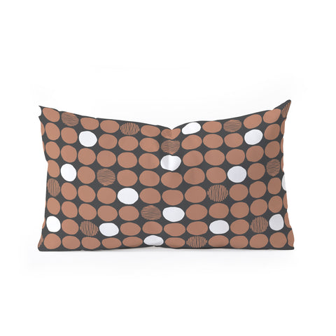 Wagner Campelo Cheeky Dots 4 Oblong Throw Pillow