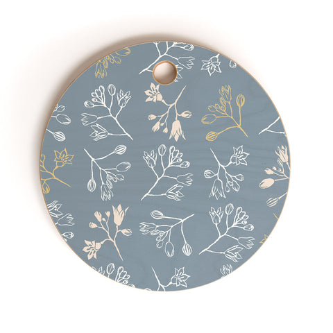 Wagner Campelo CONVESCOTE Blue Cutting Board Round