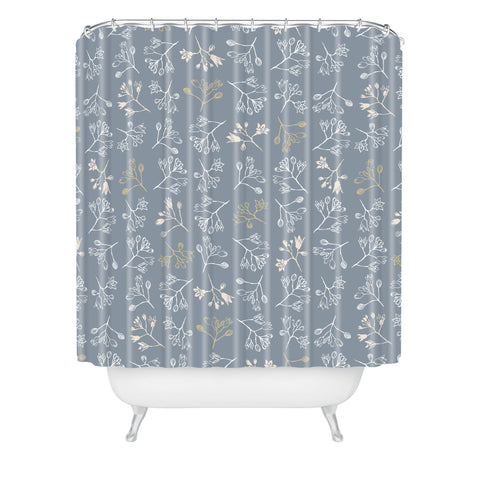 Wagner Campelo CONVESCOTE Blue Shower Curtain