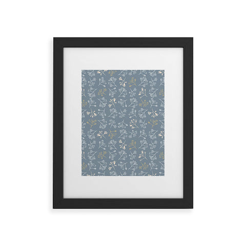 Wagner Campelo CONVESCOTE Blue Framed Art Print