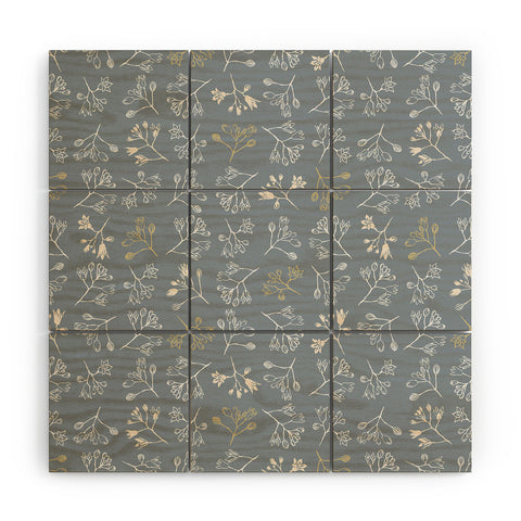 Wagner Campelo CONVESCOTE Blue Wood Wall Mural