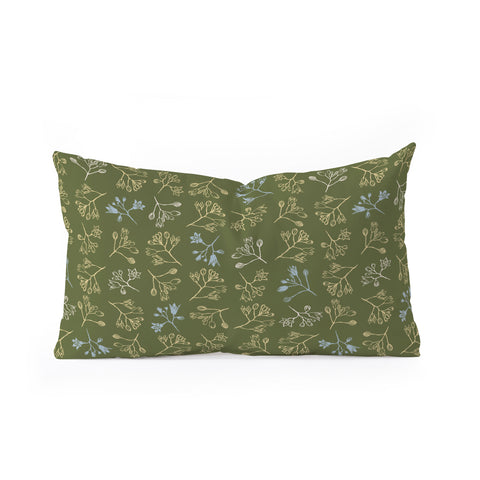 Wagner Campelo CONVESCOTE Green Oblong Throw Pillow