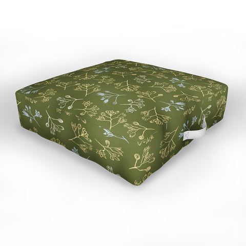 Wagner Campelo CONVESCOTE Green Outdoor Floor Cushion
