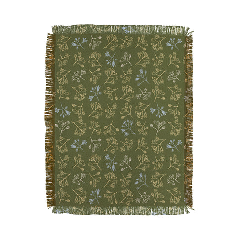Wagner Campelo CONVESCOTE Green Throw Blanket