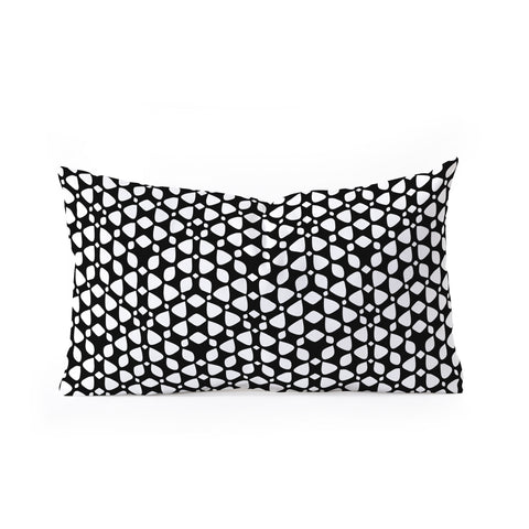 Wagner Campelo Drops Dots 2 Oblong Throw Pillow