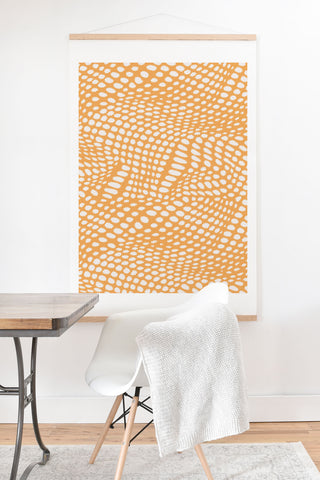 Wagner Campelo Dune Dots 3 Art Print And Hanger