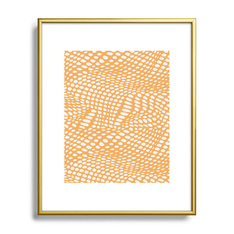 Wagner Campelo Dune Dots 3 Metal Framed Art Print