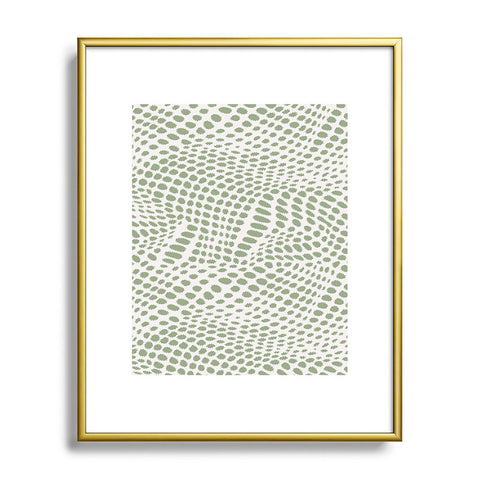 Wagner Campelo Dune Dots 4 Metal Framed Art Print