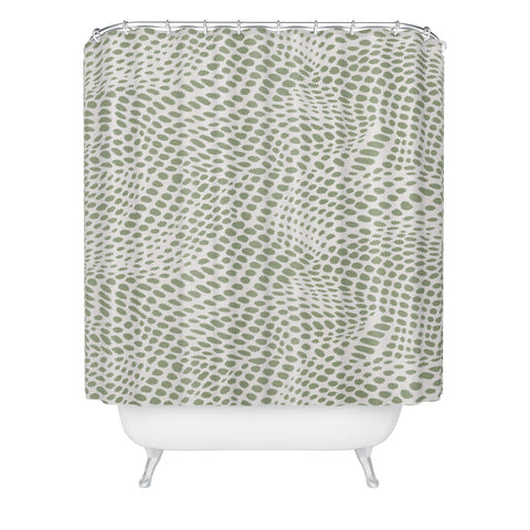 Wagner Campelo Dune Dots 4 Shower Curtain