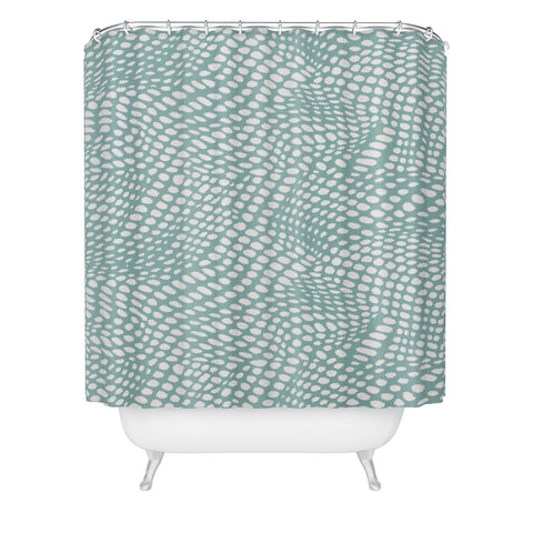 Wagner Campelo Dune Dots 5 Shower Curtain