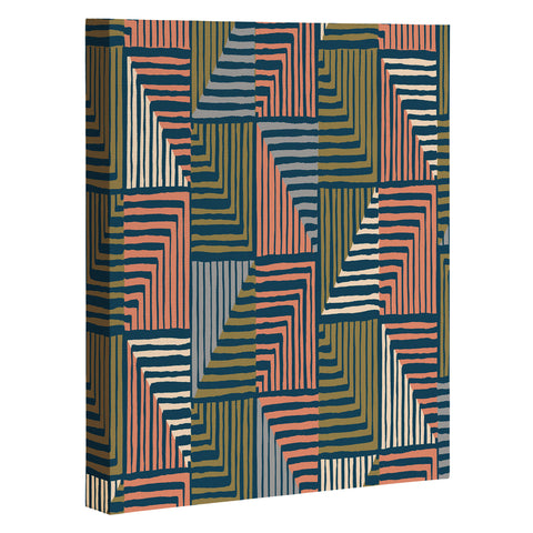 Wagner Campelo FACOIDAL 1 Art Canvas