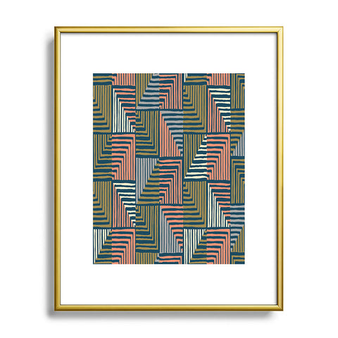 Wagner Campelo FACOIDAL 1 Metal Framed Art Print