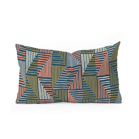 Wagner Campelo FACOIDAL 1 Oblong Throw Pillow