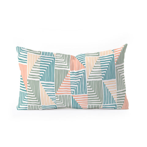 Wagner Campelo FACOIDAL 3 Oblong Throw Pillow