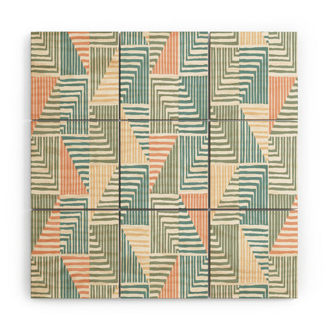 Wagner Campelo FACOIDAL 3 Wood Wall Mural