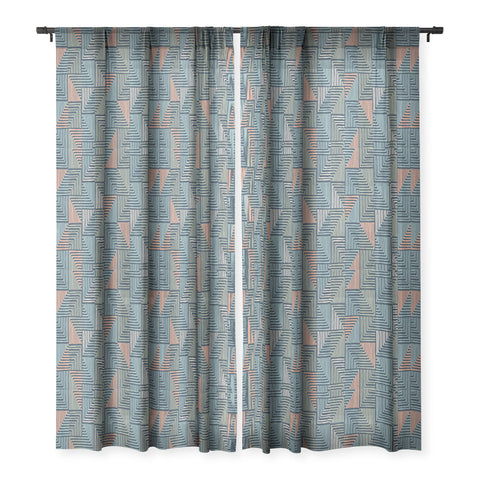 Wagner Campelo FACOIDAL 4 Sheer Window Curtain