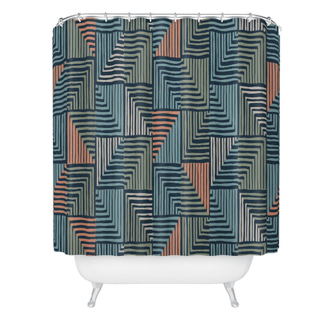 Wagner Campelo FACOIDAL 4 Shower Curtain