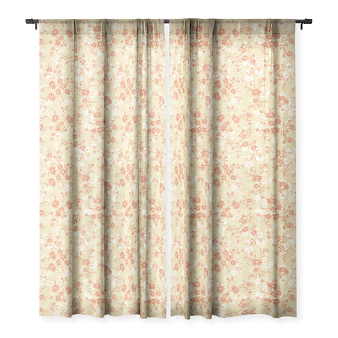 Wagner Campelo Florada 2 Sheer Window Curtain