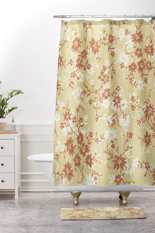 Wagner Campelo Florada 2 Shower Curtain And Mat