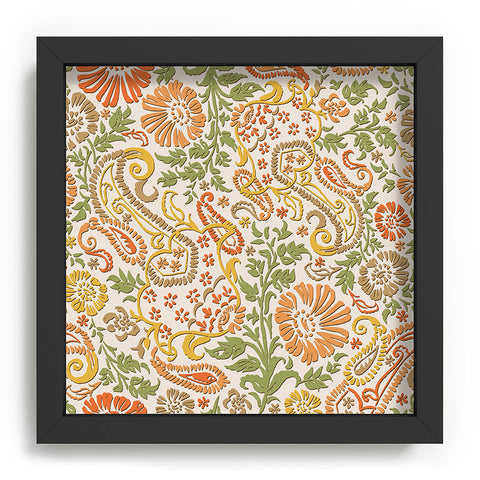 Wagner Campelo Floral Cashmere 1 Recessed Framing Square