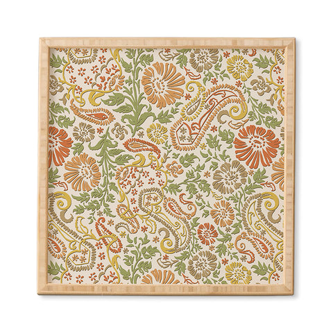 Wagner Campelo Floral Cashmere 1 Framed Wall Art