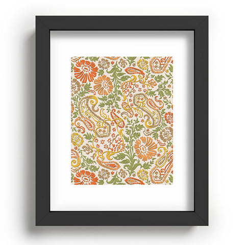 Wagner Campelo Floral Cashmere 1 Recessed Framing Rectangle