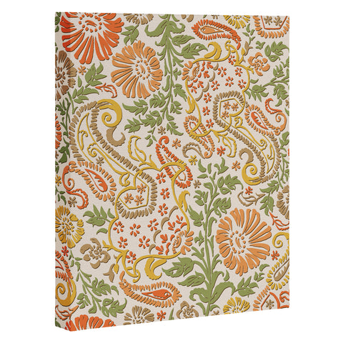 Wagner Campelo Floral Cashmere 1 Art Canvas