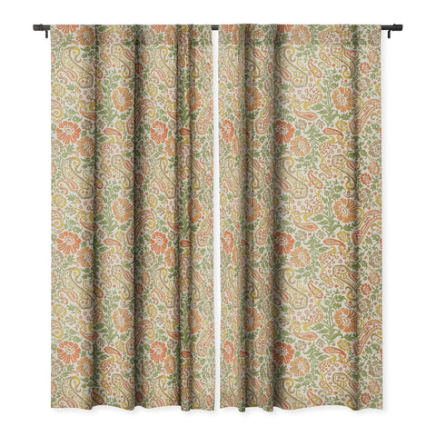 Wagner Campelo Floral Cashmere 1 Blackout Window Curtain