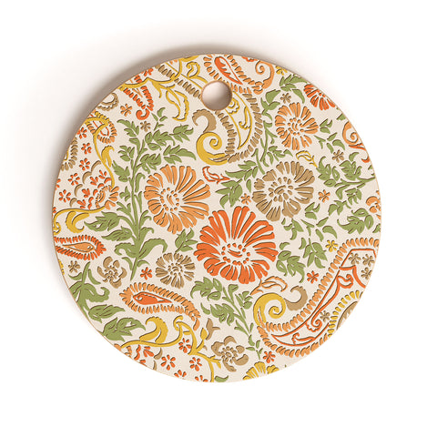 Wagner Campelo Floral Cashmere 1 Cutting Board Round
