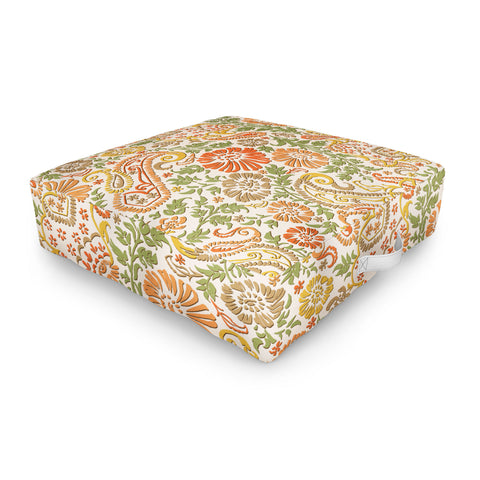 Wagner Campelo Floral Cashmere 1 Outdoor Floor Cushion
