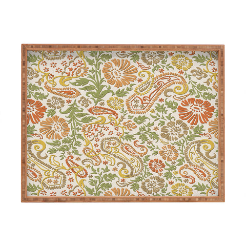Wagner Campelo Floral Cashmere 1 Rectangular Tray