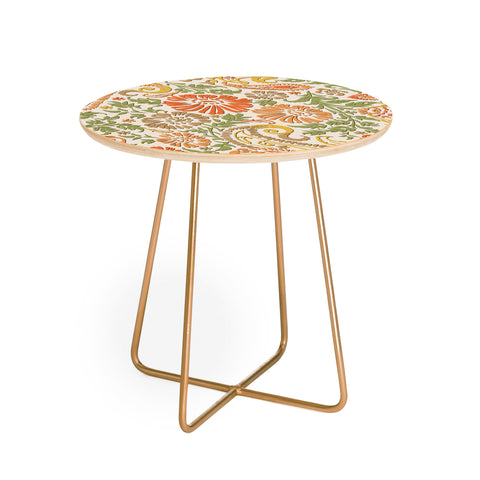 Wagner Campelo Floral Cashmere 1 Round Side Table