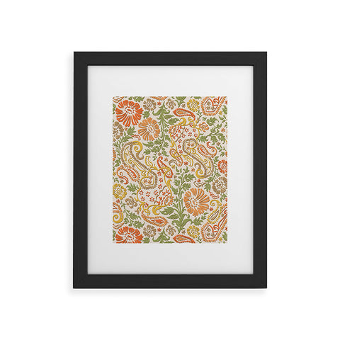 Wagner Campelo Floral Cashmere 1 Framed Art Print
