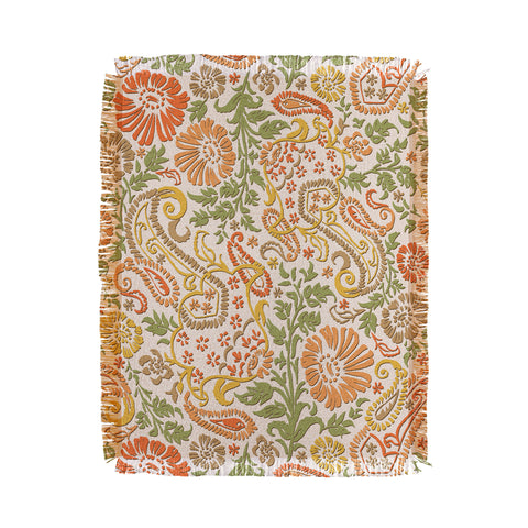 Wagner Campelo Floral Cashmere 1 Throw Blanket