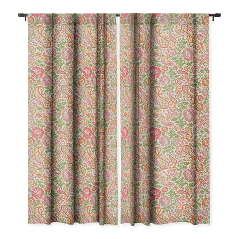 Wagner Campelo Floral Cashmere 2 Blackout Window Curtain