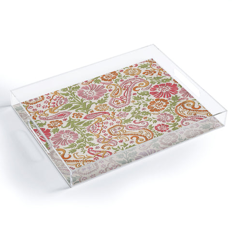 Wagner Campelo Floral Cashmere 2 Acrylic Tray