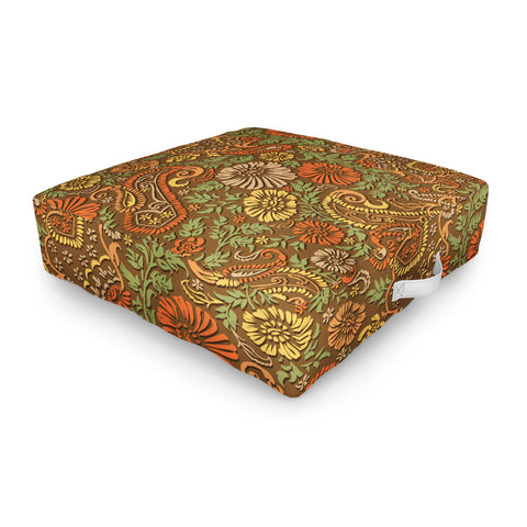 Wagner Campelo Floral Cashmere 3 Outdoor Floor Cushion
